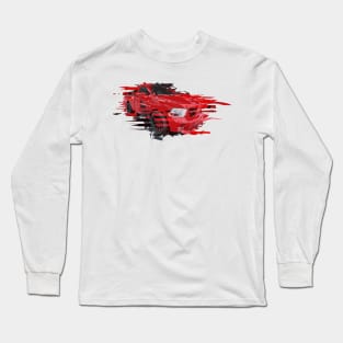 Red Dodge RAM pickup single cab Long Sleeve T-Shirt